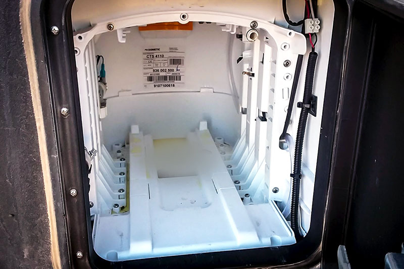 Caravan toilet
