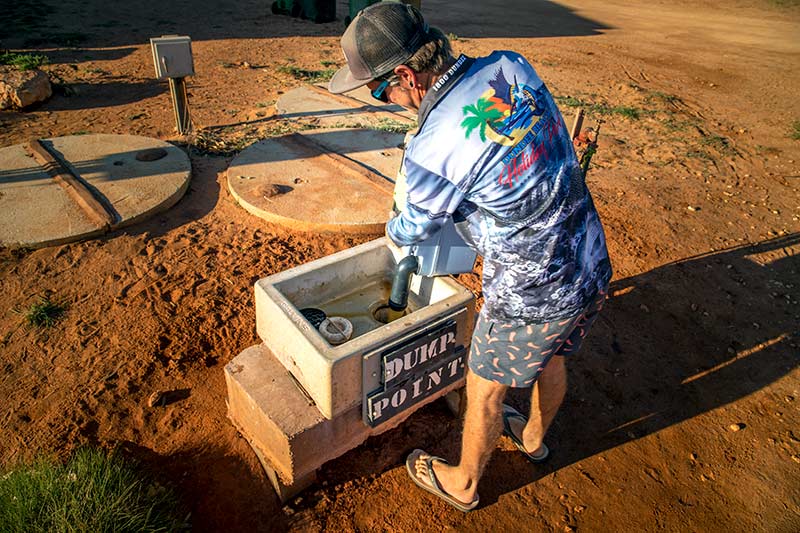 Caravan toilet