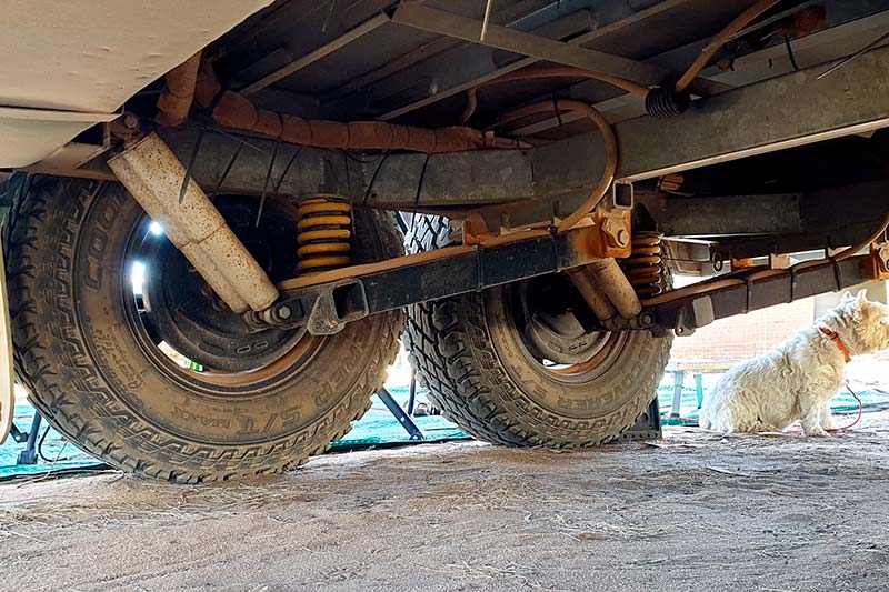 caravan suspension
