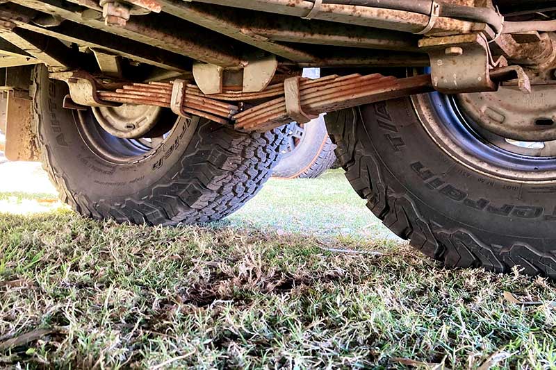 caravan suspension