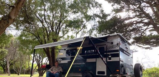 Test: Outback Tracks Roll Out Awning Anchor Kit outback tracks